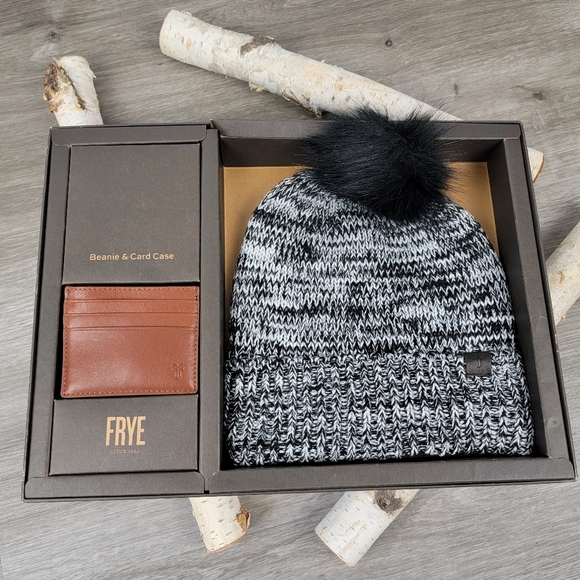 Frye Accessories - New FRYE Beanie and Card Case